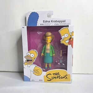 Jakks Pacific The Simpsons Wave 5 Edna Krabappel 5 in Action Figure - NEW